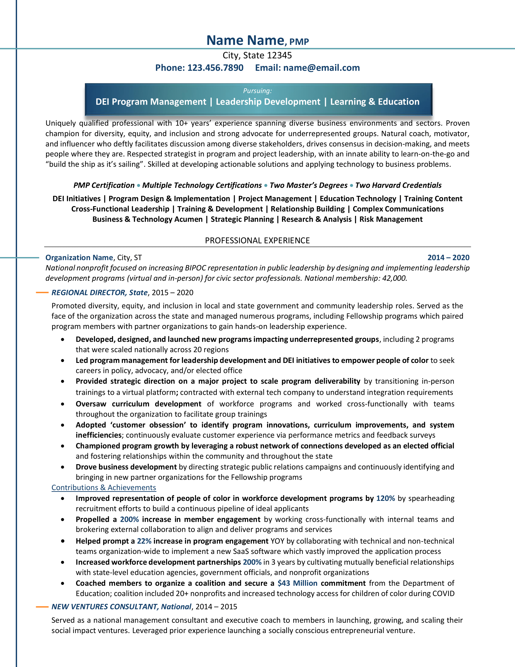 The numbers are crystal clear — companies who cultivate a diverse workforce are more productive, creative, and innovative. Resume Example Resume Sample All Level Resumes Resume Template Resumelezlie Com