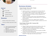 Program Manager Resume Examples And Templates For 2025