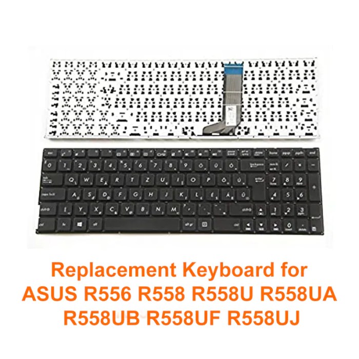 Replacement Keyboard for ASUS R556 R558 R558U R558UA R558UB R558UF R558UJ 1 Replacement Keyboard for ASUS R556 R558 R558U R558UA R558UB R558UF R558UJ