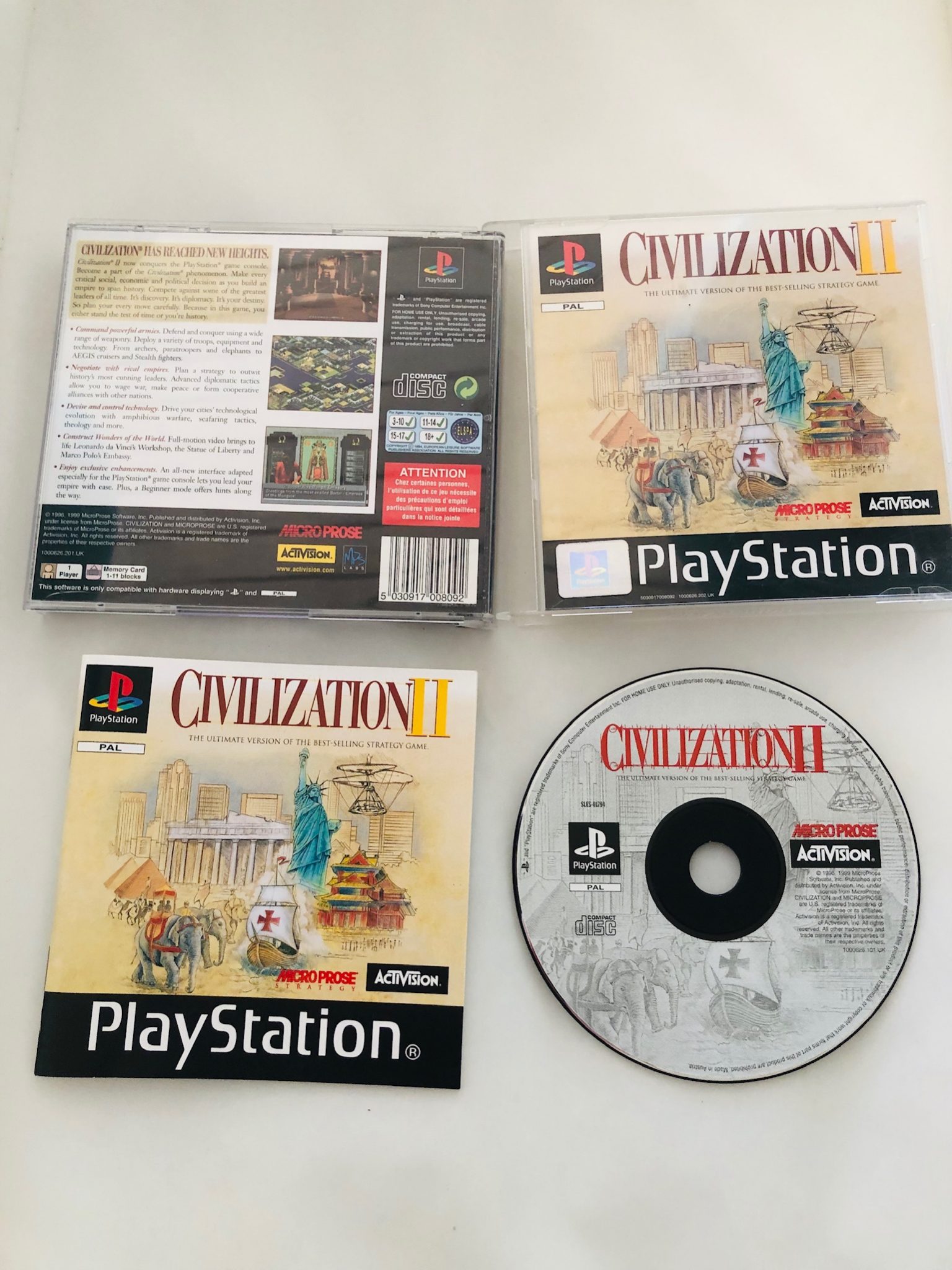 Civilization II - PS1 Spil | RetroBros - Fordi vi elsker Retrospil