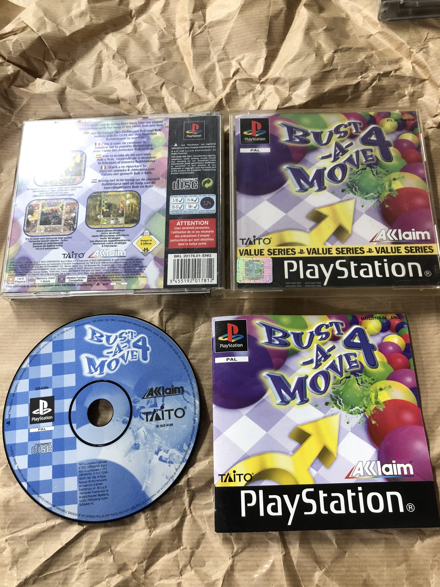 Bust a Move 4 PS1 Spil RetroBros Fordi vi elsker Retrospil