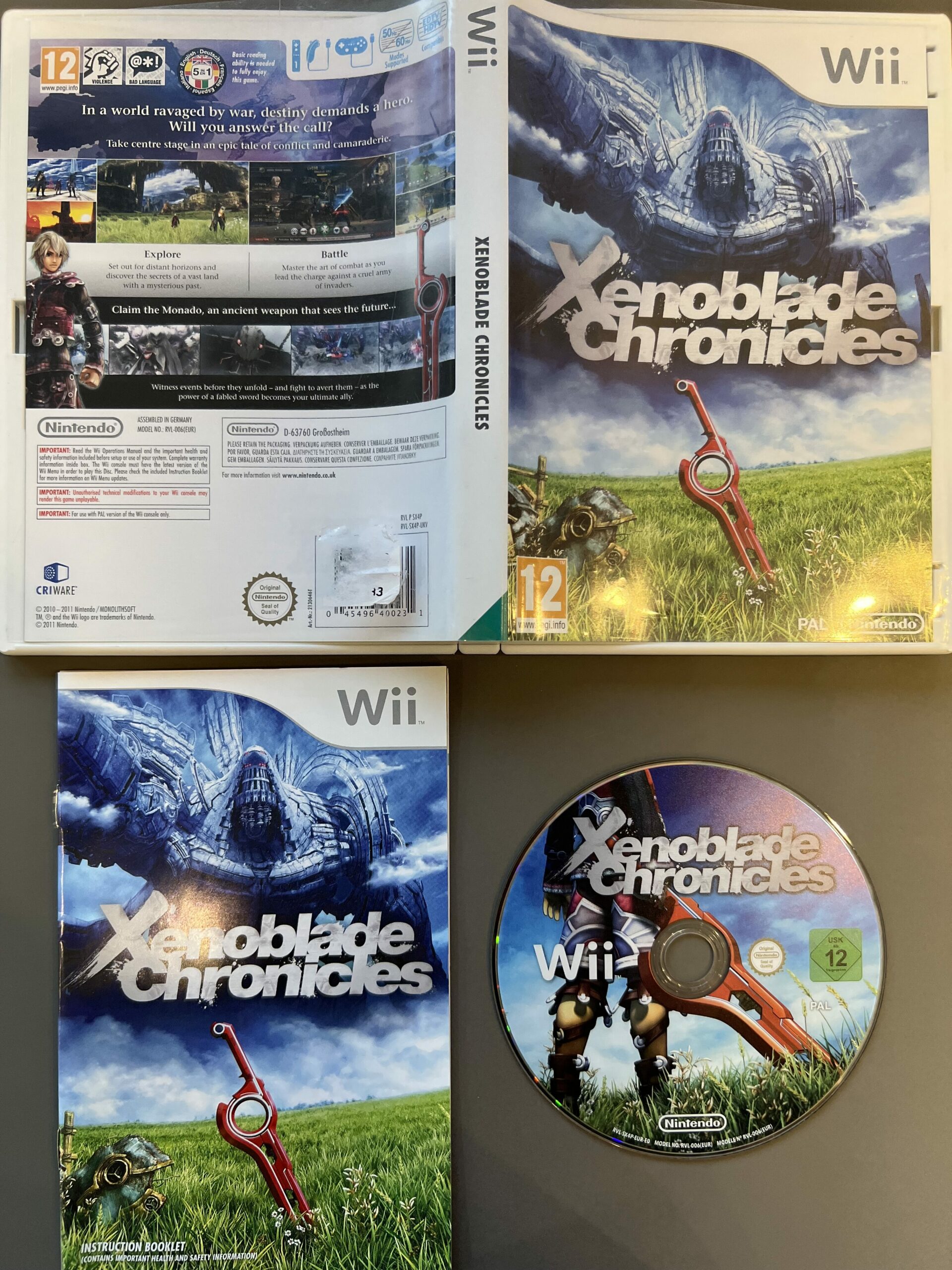Xenoblade Chronicles Nintendo Wii Spil RetroBros Fordi vi elsker Retrospil