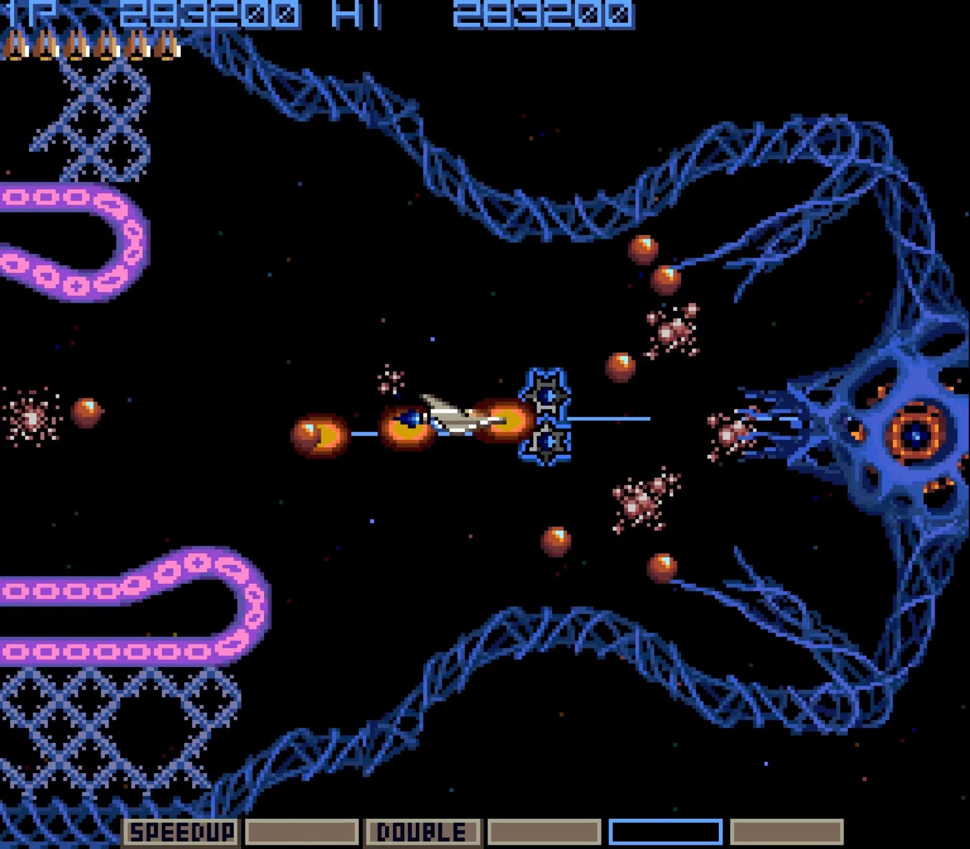 Gradius Nemesis Arcade Level 6 Screenshot