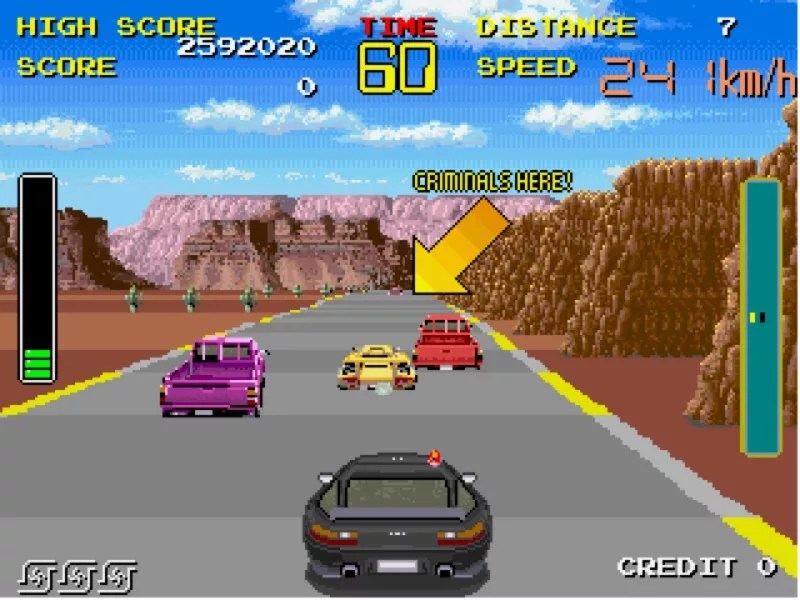 Chase HQ Arcade Taito