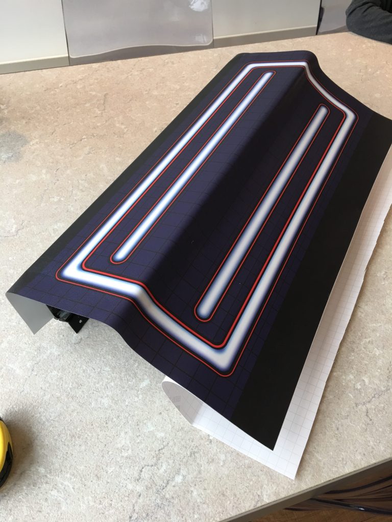 New BAS arcade Control Panel overlay being applied