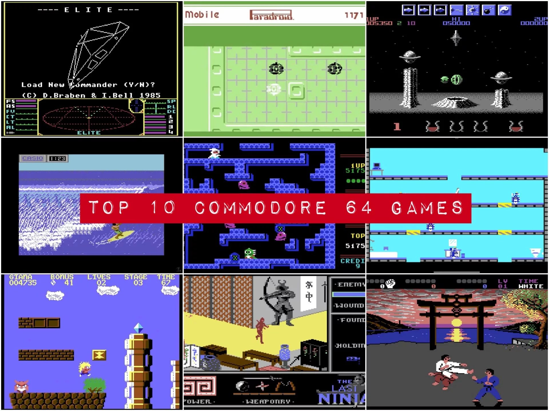 Top 10 Commodore 64 Games