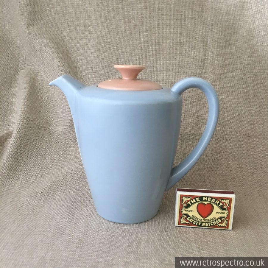 Service à Thé Vintage Poole Pottery - Chantilly Marron/Crème - 6 Personnes - Angleterre