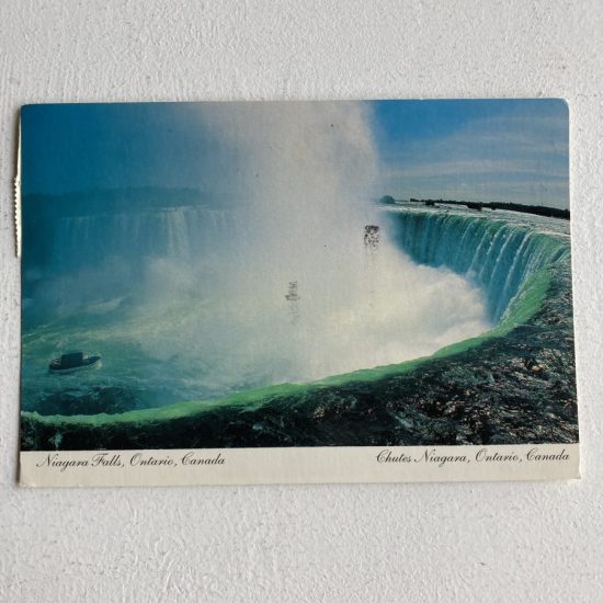 A vintage postcard - Niagara Falls, Ontario, Canada old photo, picture