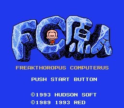 FC原人日版标题画面FC-Genjin-Title-Screen