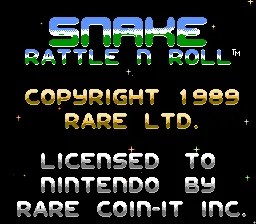 双蛇城标题画面Snake-Rattle-n-Roll-Title-Screen