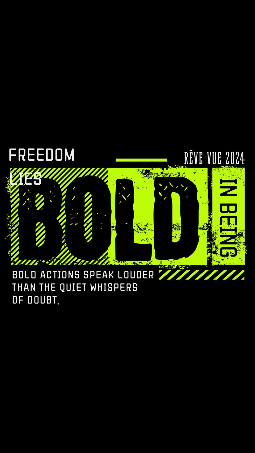 Lies BOLD Neon Baskılı Siyah Hoodie