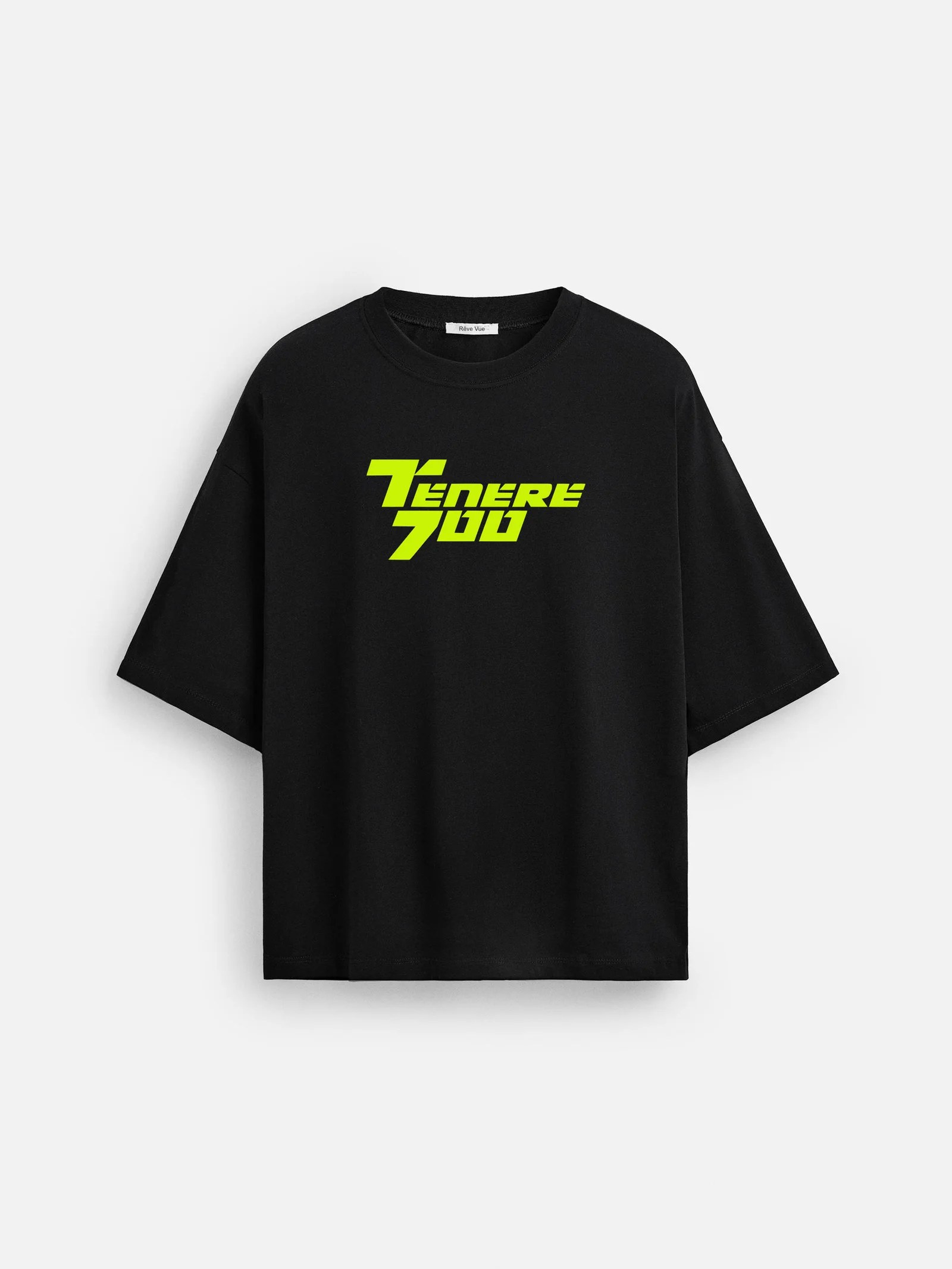 TENERE 700 Baskılı Siyah Tişört