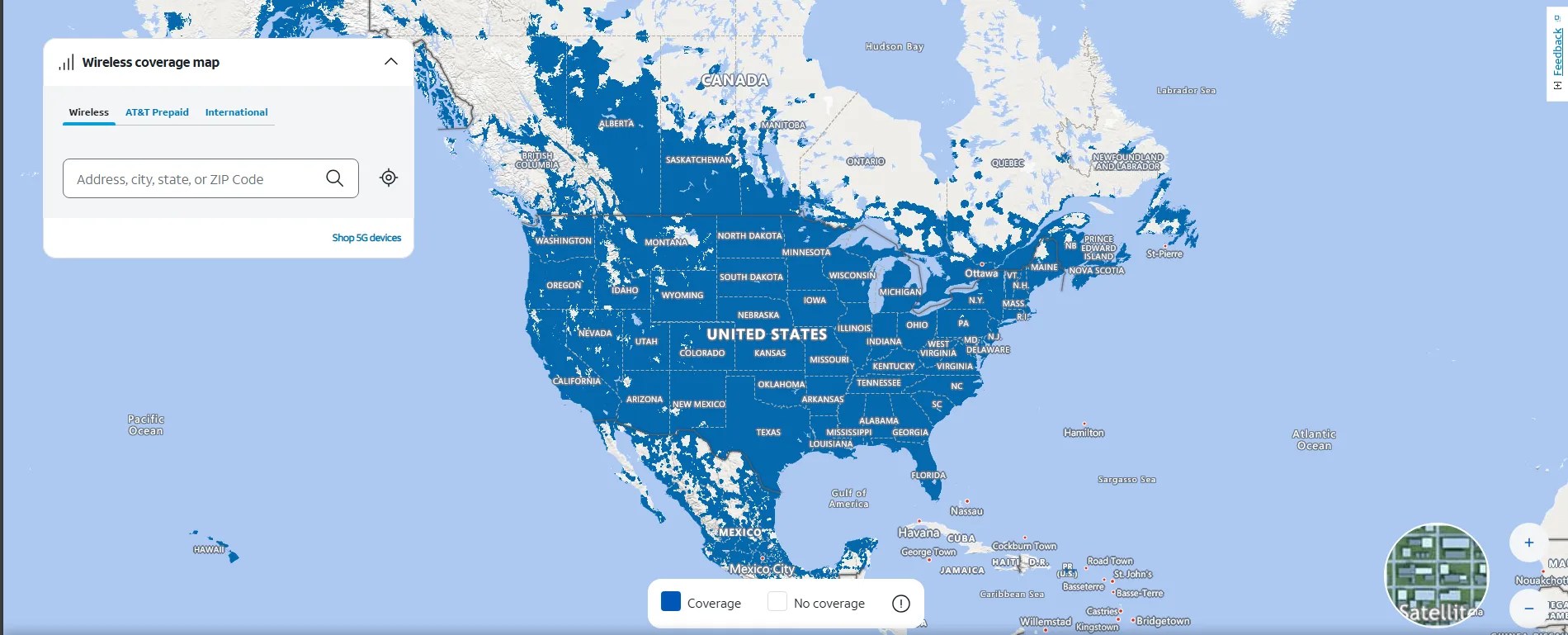 How Good Is AT T S Coverage See The 5G And 4G LTE Map Reviews Org ATT Coverage Map.webp