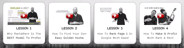 Rank and Rent Free Training