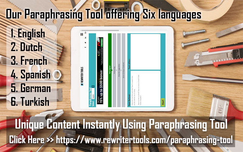 Why Our Paraphrase Tool and  How Our Paraphrasing Tool Works?