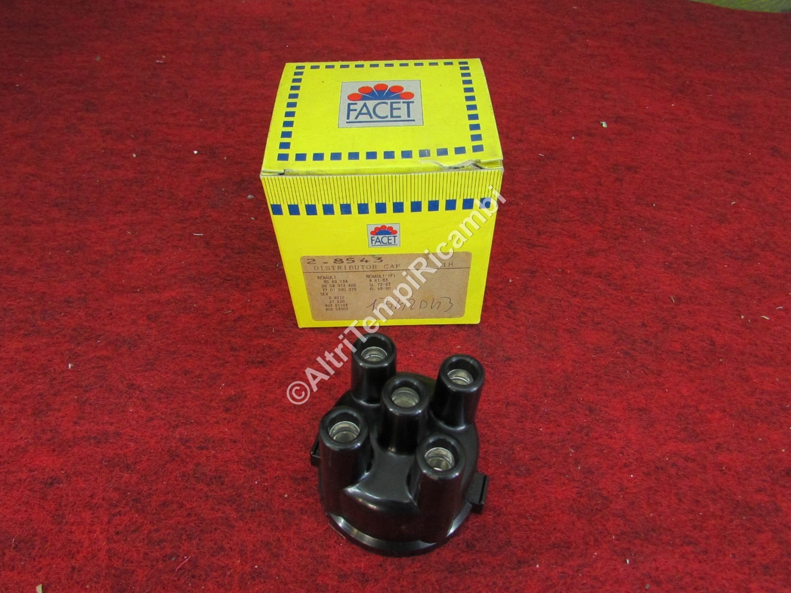CALOTTA SPINTEROGENO RENAULT R4 - R5L - R6L 2.8543 DISTRIBUTOR CAP ZÌNDVERTEILER