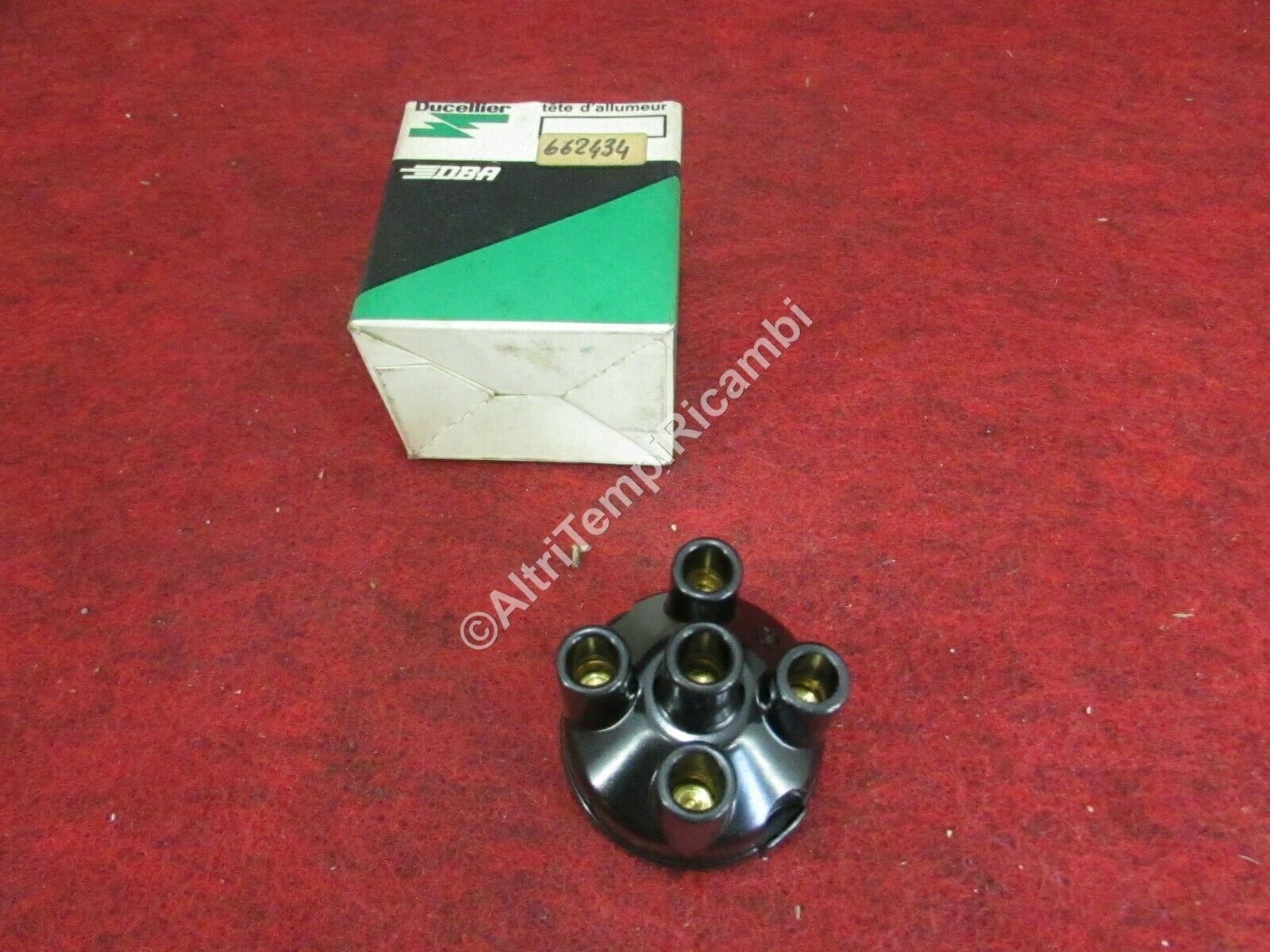 CALOTTA SPINTEROGENO RENAULT R4 - R6 662434 DISTRIBUTOR CAP ZÌNDVERTEILERKAPPE