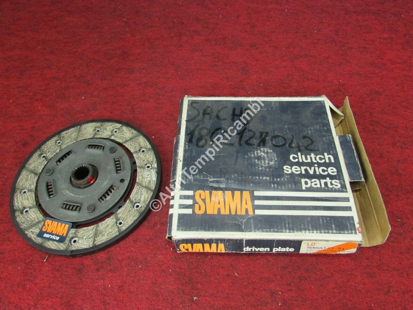 DISCO FRIZIONE RENAULT R3 - R4 - R5 DAL 72 - R6 7701033216 CLUTCH PLATE KUPPLUNG