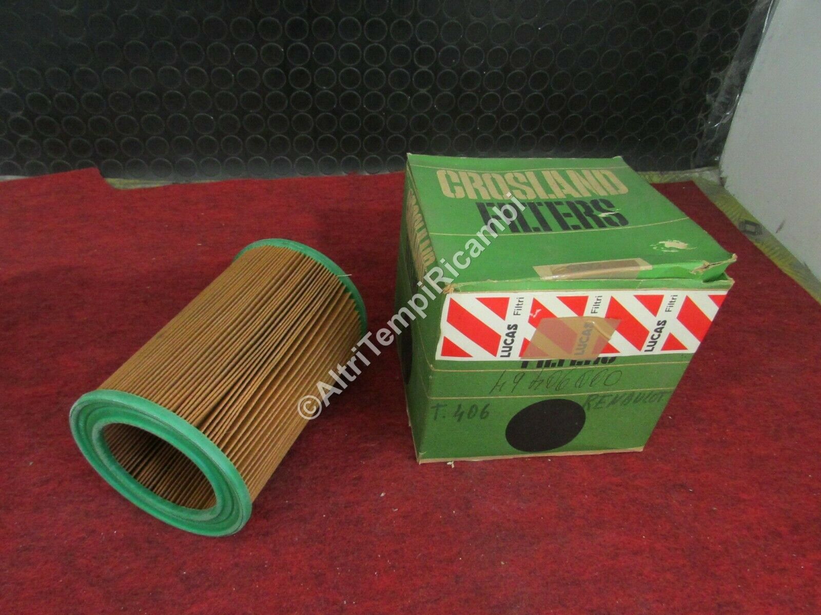 FILTRO ARIA RENAULT R5 TS - R12 - R15 TL - R16 TL - R17 TL 49406000 AIR FILTER