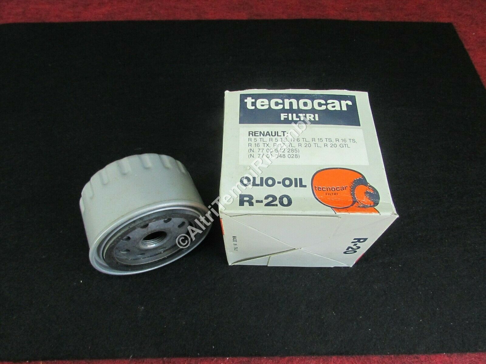 FILTRO OLIO RENAULT R5 TL - R5 TS - R6 TL - R15 TS - R16 TS - TX - R17 TL - R20