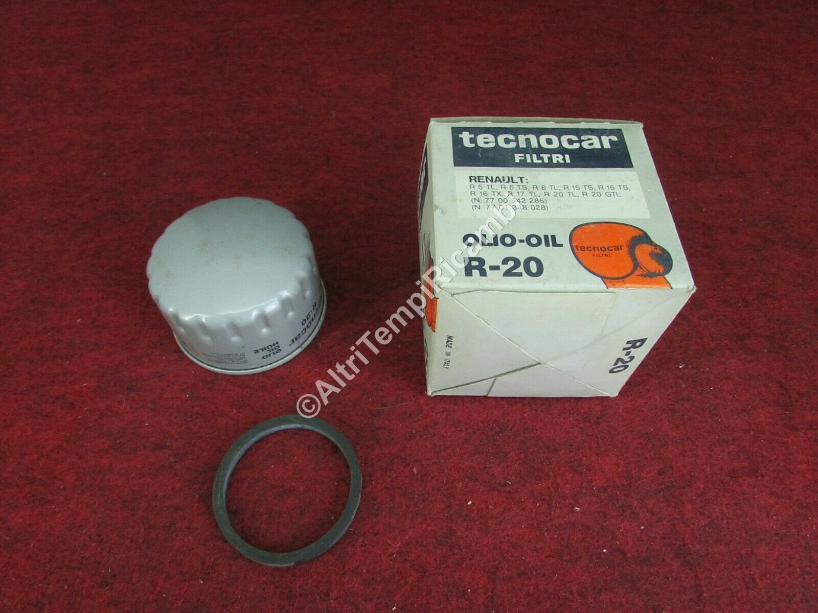FILTRO OLIO RENAULT R5 TL - TS - R6 TL - R15 TS - R16 TS - TX R17 TL - R20 TL