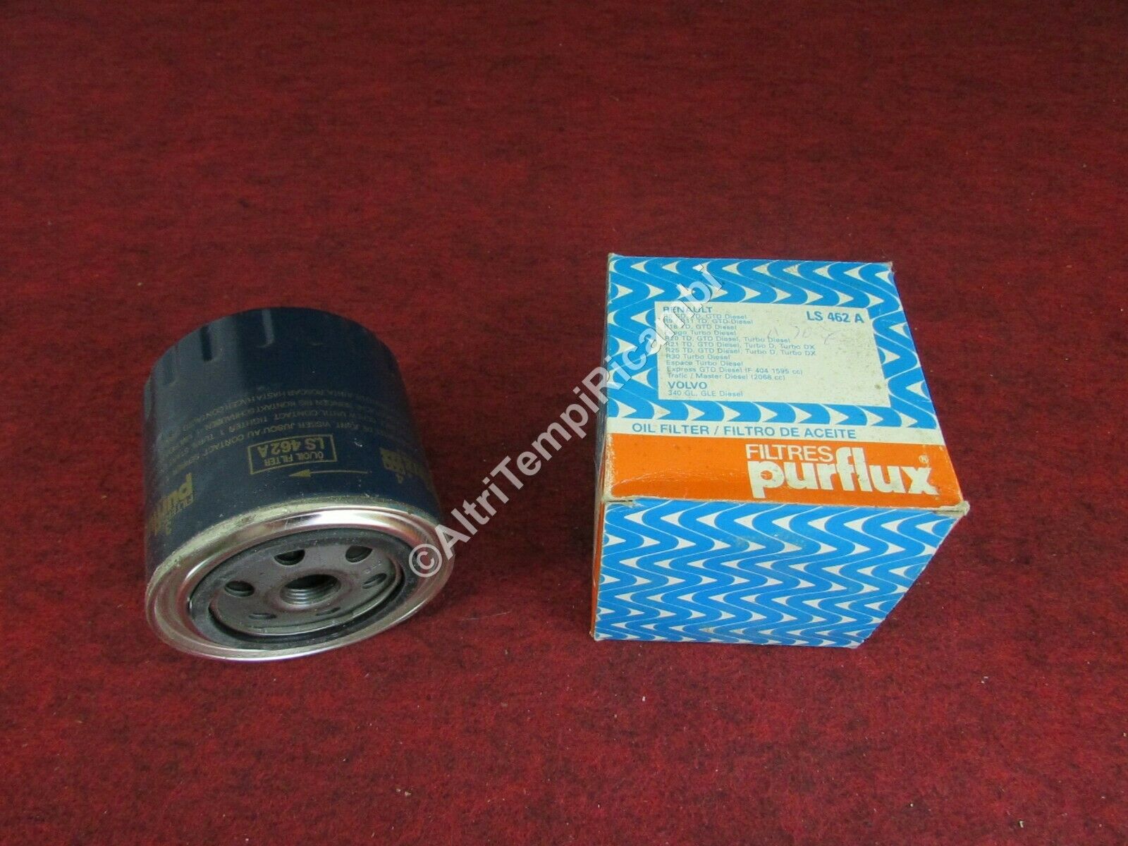 FILTRO OLIO RENAULTR5 R9 R11 R18 FUEGO R20 R21 R25 R30 ESPACE EXPRESS TRAFIC D