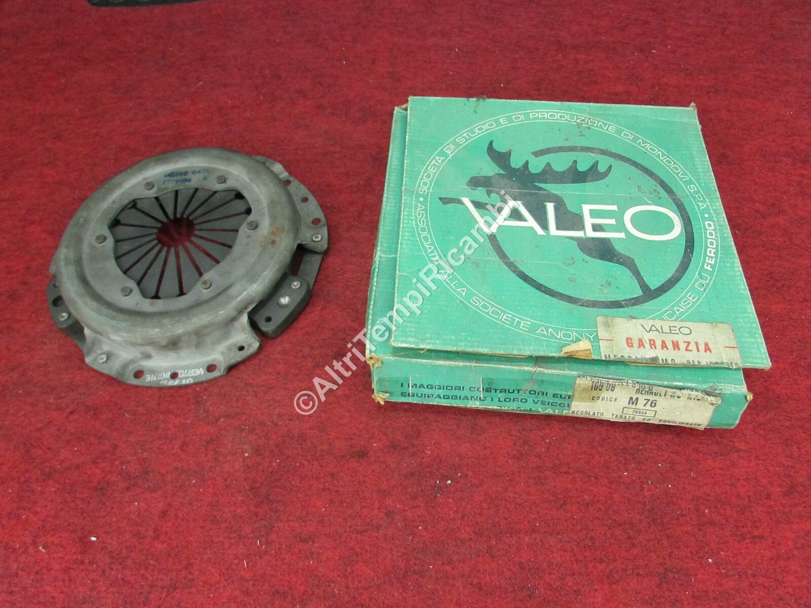MECCANISMO SPINGIDISCO FRIZIONE RENAULT R8 R10 - CLUTCH PRESSURE PLATE