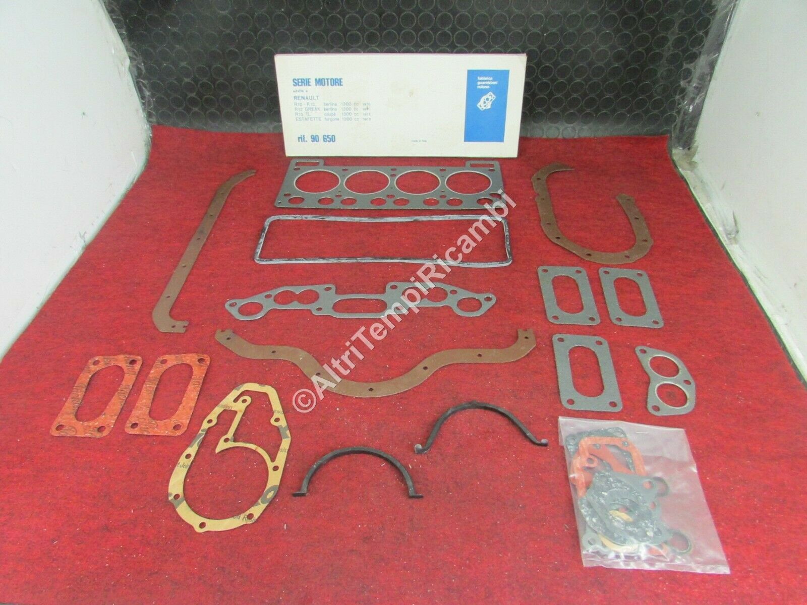 SERIE MOTORE RENAULT R10 - R12 - R12 BREAK - R15 TL - ESTAFETTE 90/650