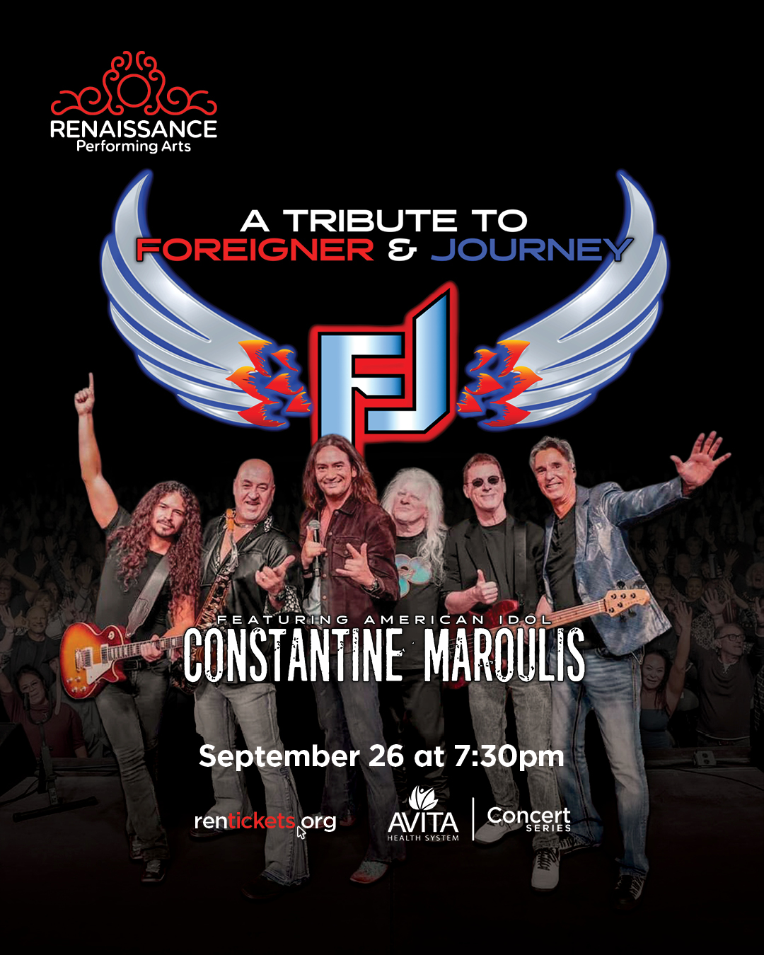 FJ: A tribute to Foreigner & Journey to rock the Ren on Sept. 26