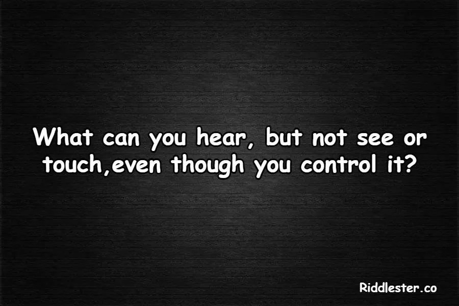 Hvis du allerede har et yousee login, men har glemt dit brugernavn eller adgangskode, kan du få det udleveret her: What Can You Hear But Not See Riddle Answer Riddlester