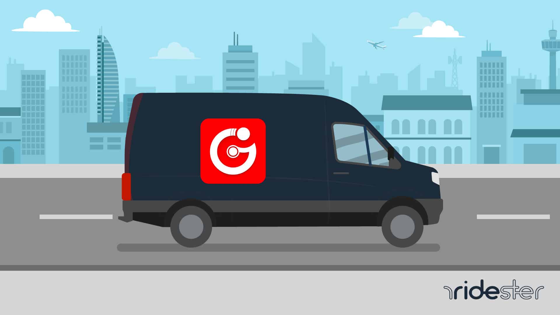 getme rideshare van that is yellow