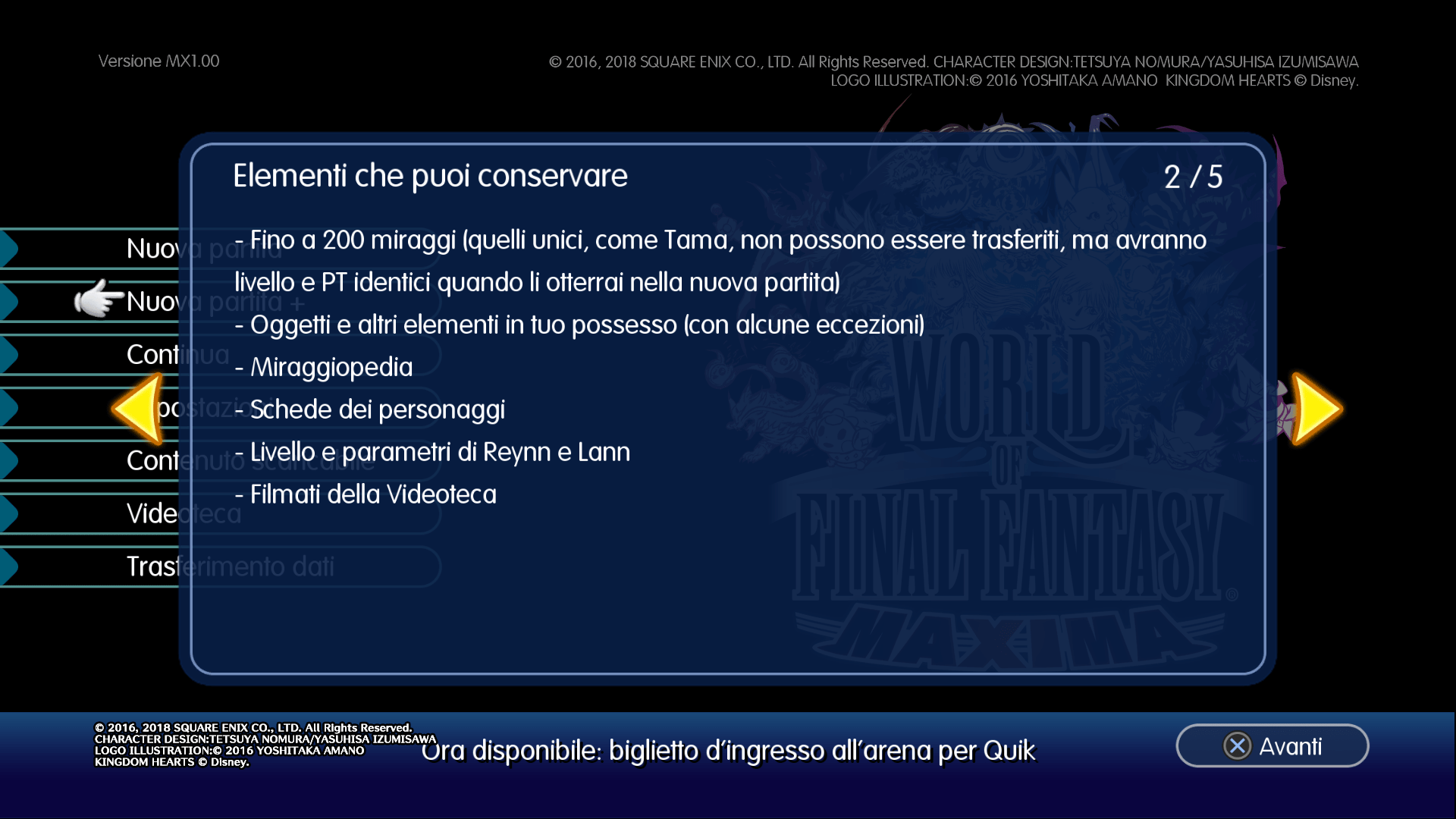 Gratuito Download immagini World Of Final Fantasy Maxima Guida Alle Novita Rinoa S Diary ultima da parte di