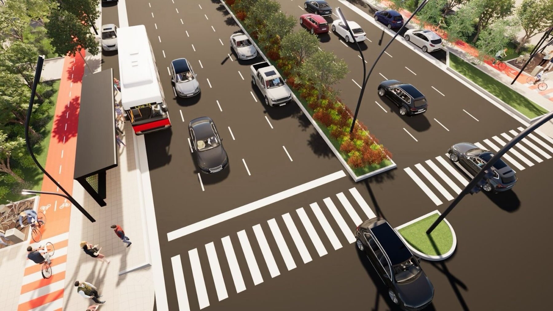 Avenida Mosconi en Neuquén: confirman que se podrá estacionar en colectoras y habrá cruces cada 400 metros