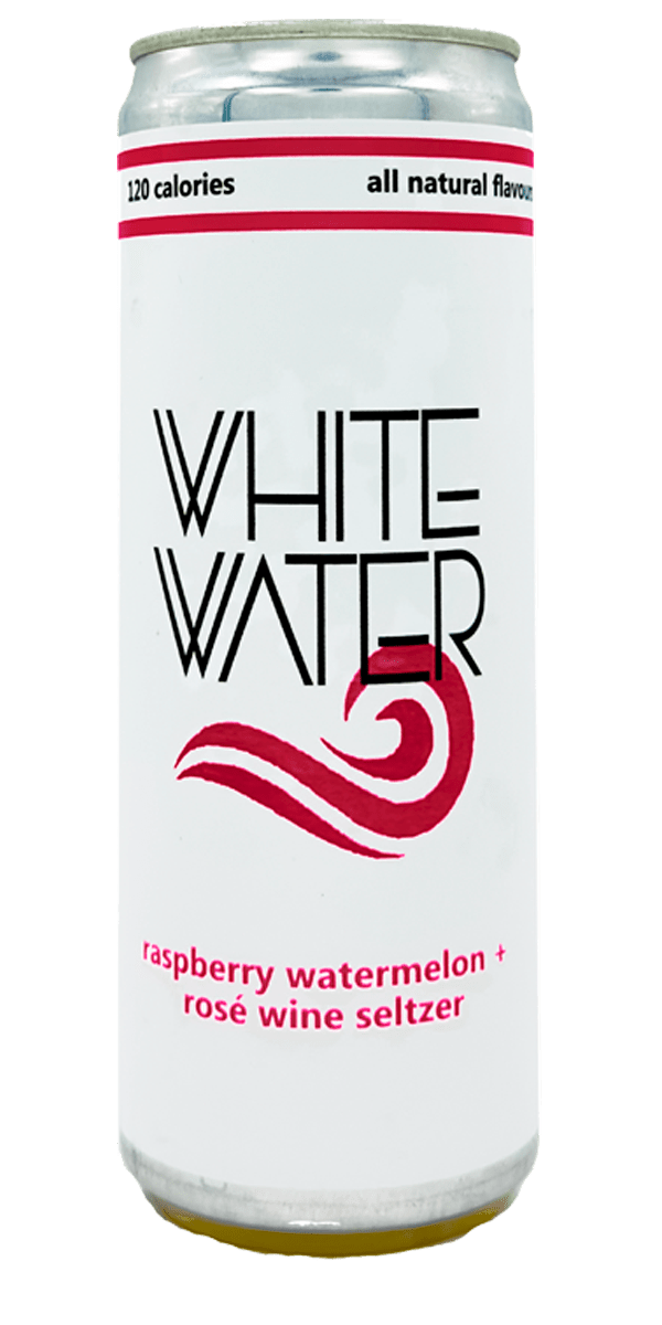 White Water Wine Seltzer Raspberry Watermelon + Rosé  6-Pack
