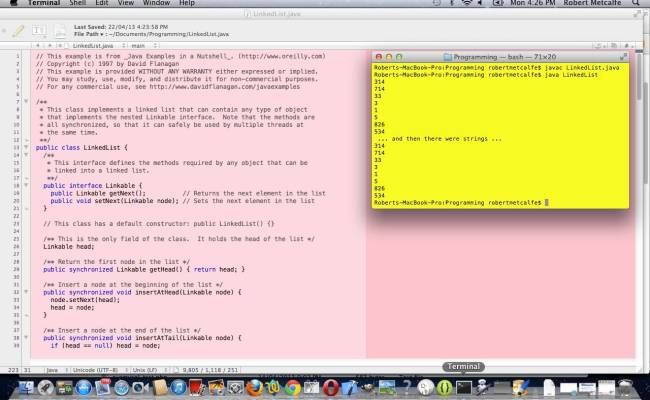 Java LinkedList Primer Tutorial | Robert James Metcalfe Blog
