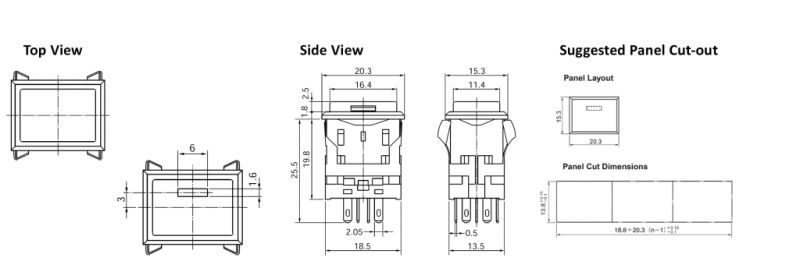 Fh Rectangular Illuminated Push Button Rjs Electronics Ltd - Download Classic Landscape Photo | Full HD