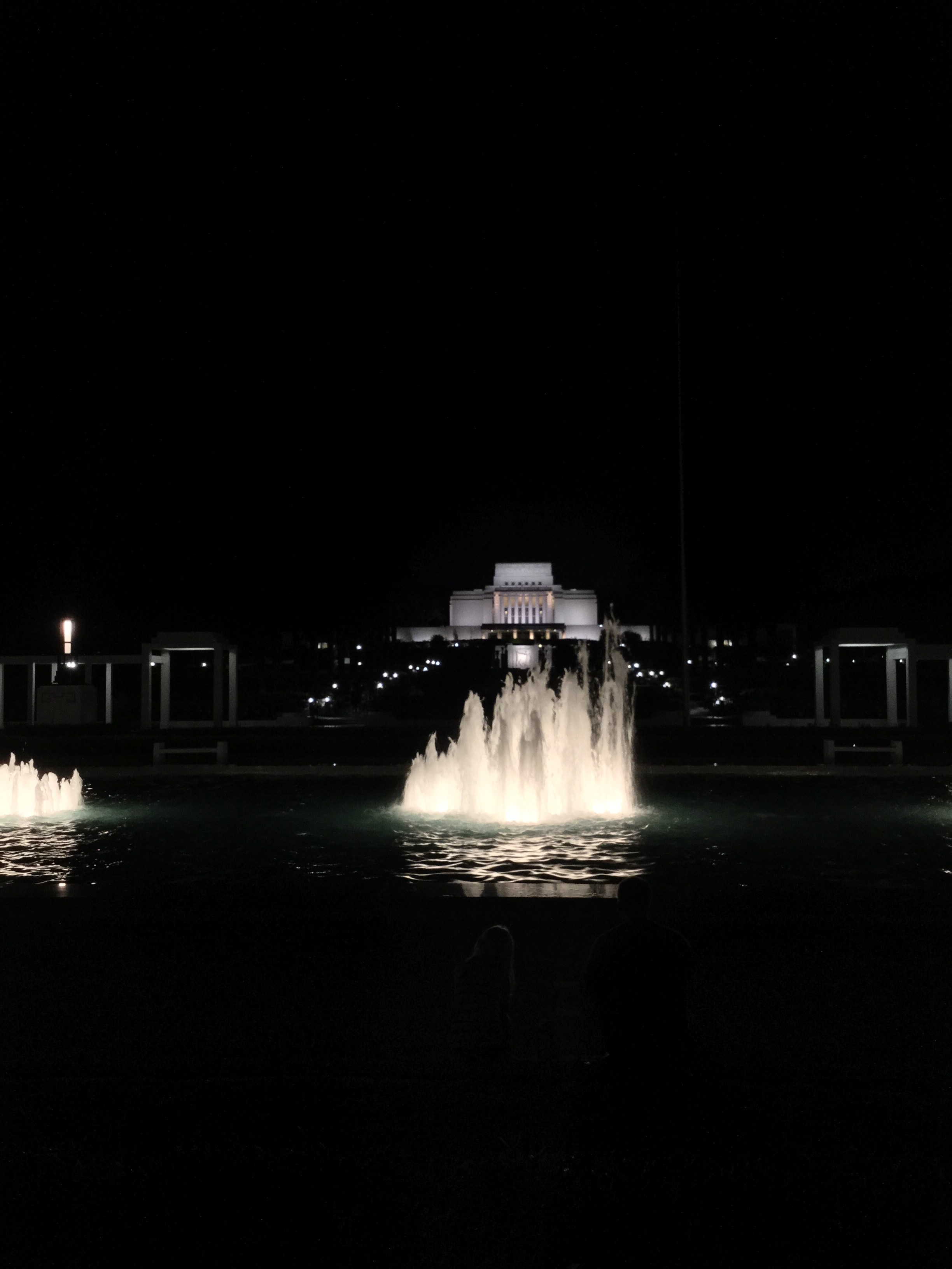 Laie, Hawaii Temple on a lovely evening
