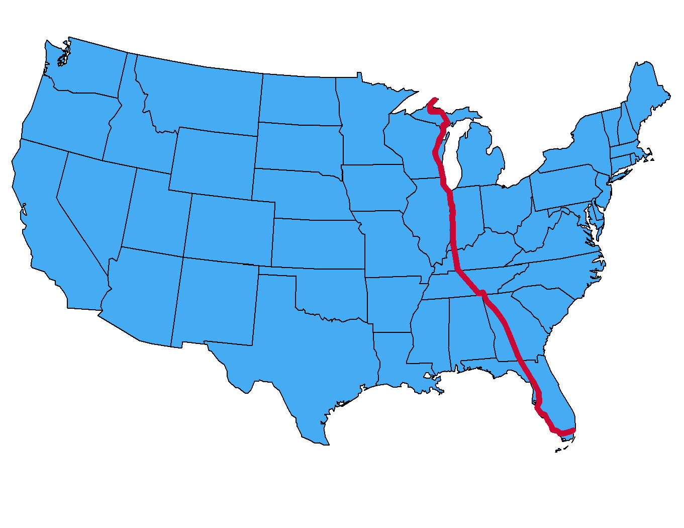 August Ames The Tragedy And Its Aftermath Us41map 
