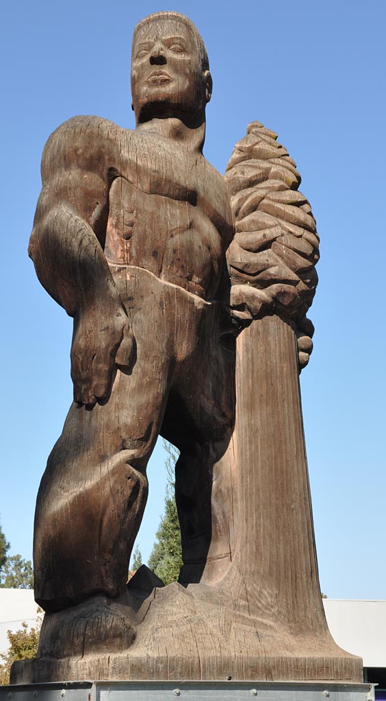 Jeff barnes head injury foundation and the salvation army). California Paul Bunyan Statues | RoadsideArchitecture.com