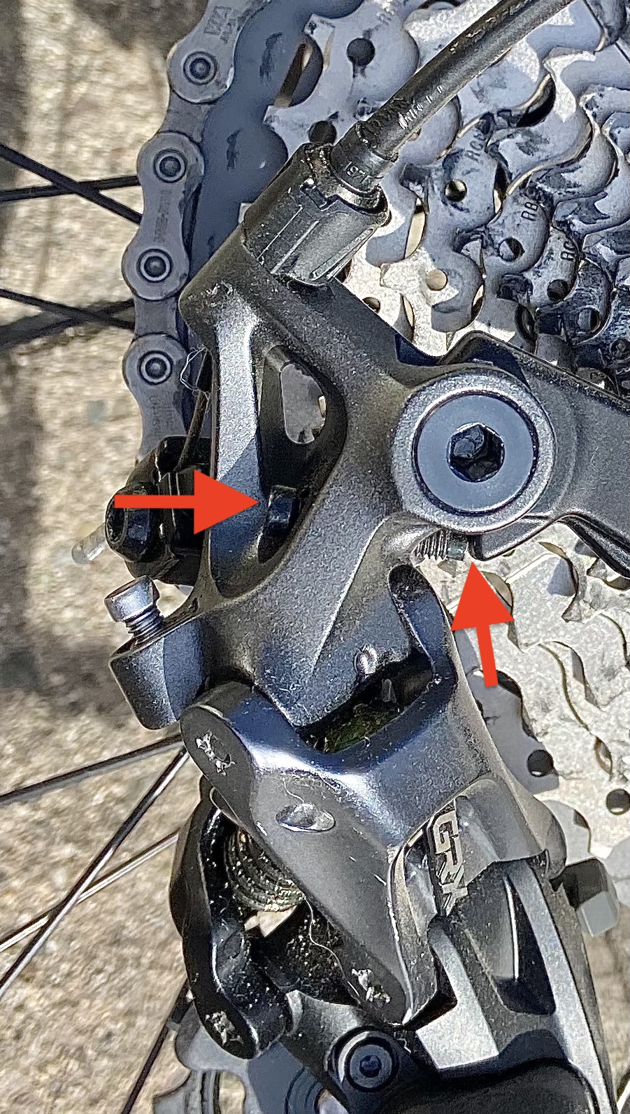 How to Adjust Derailleur B Tension Screws Road Bike Rider Cycling Site