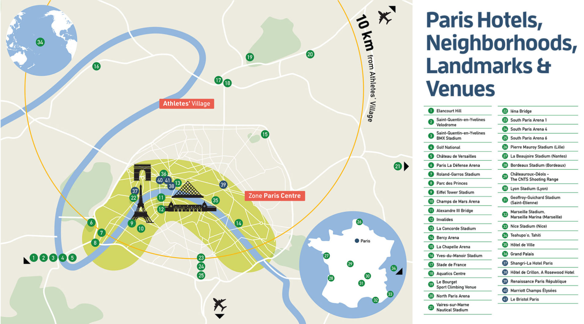 Physical Map Of Paris Paris Map Scaled 