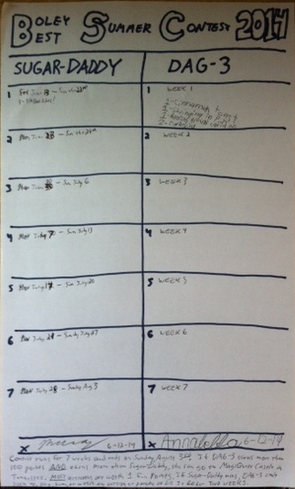 Boley Best Summer Contest contract