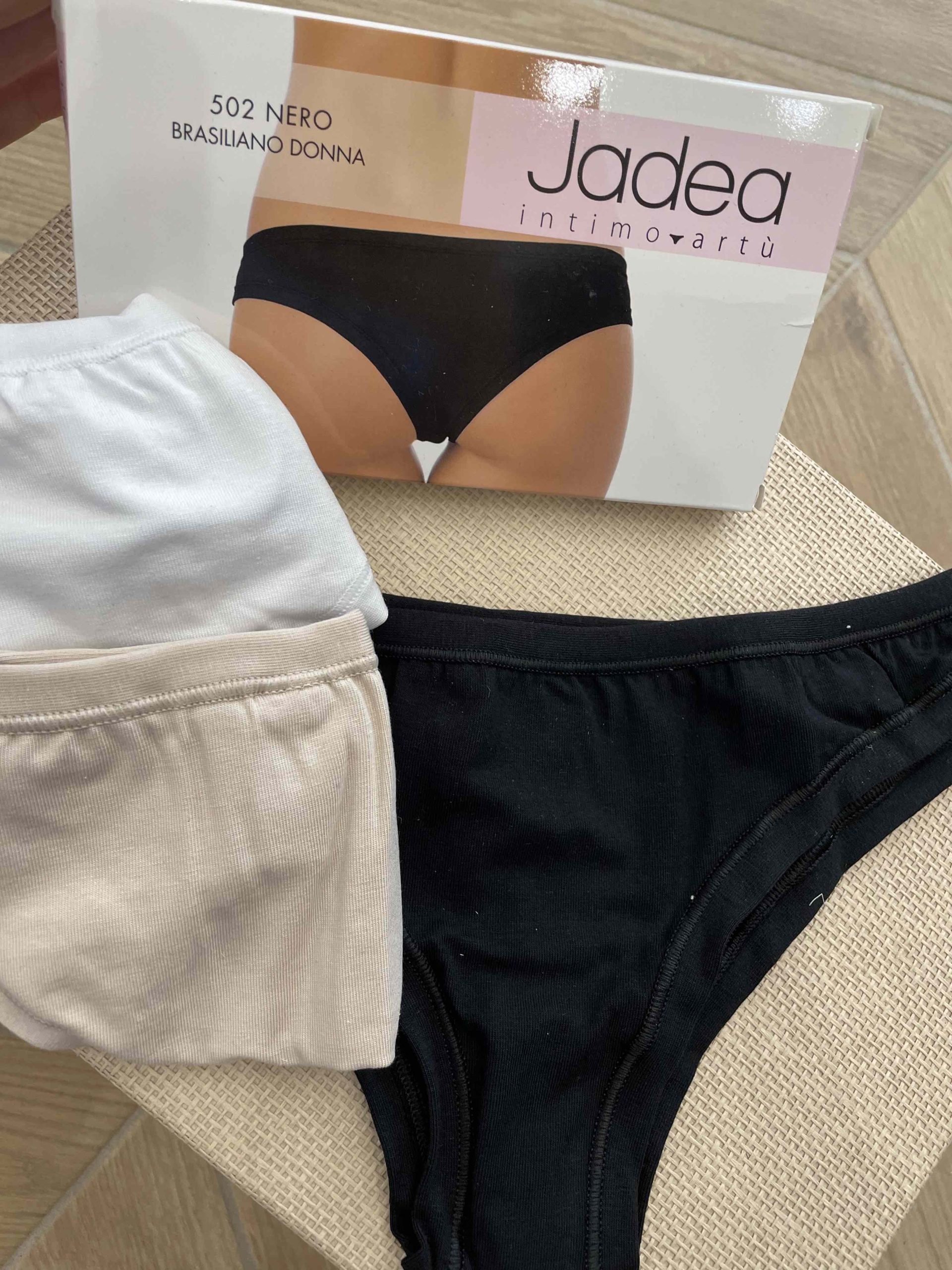 JADEA 6 Mutande Brasiliane Donna - Cotone Modal Elasticizzato, Vita Bassa, Confezione Multicolore