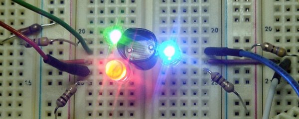 Cadmium Sulfide Active Color Object Sensor Robot Room