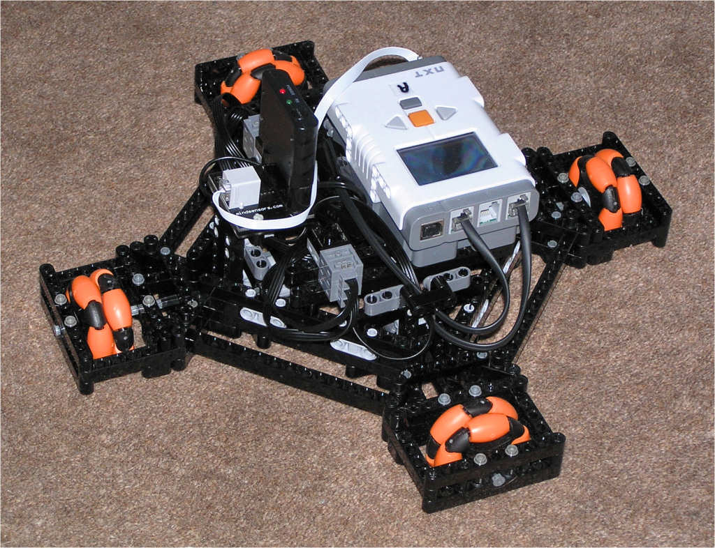 Quad Holomonic Drive Robot robotthoughts