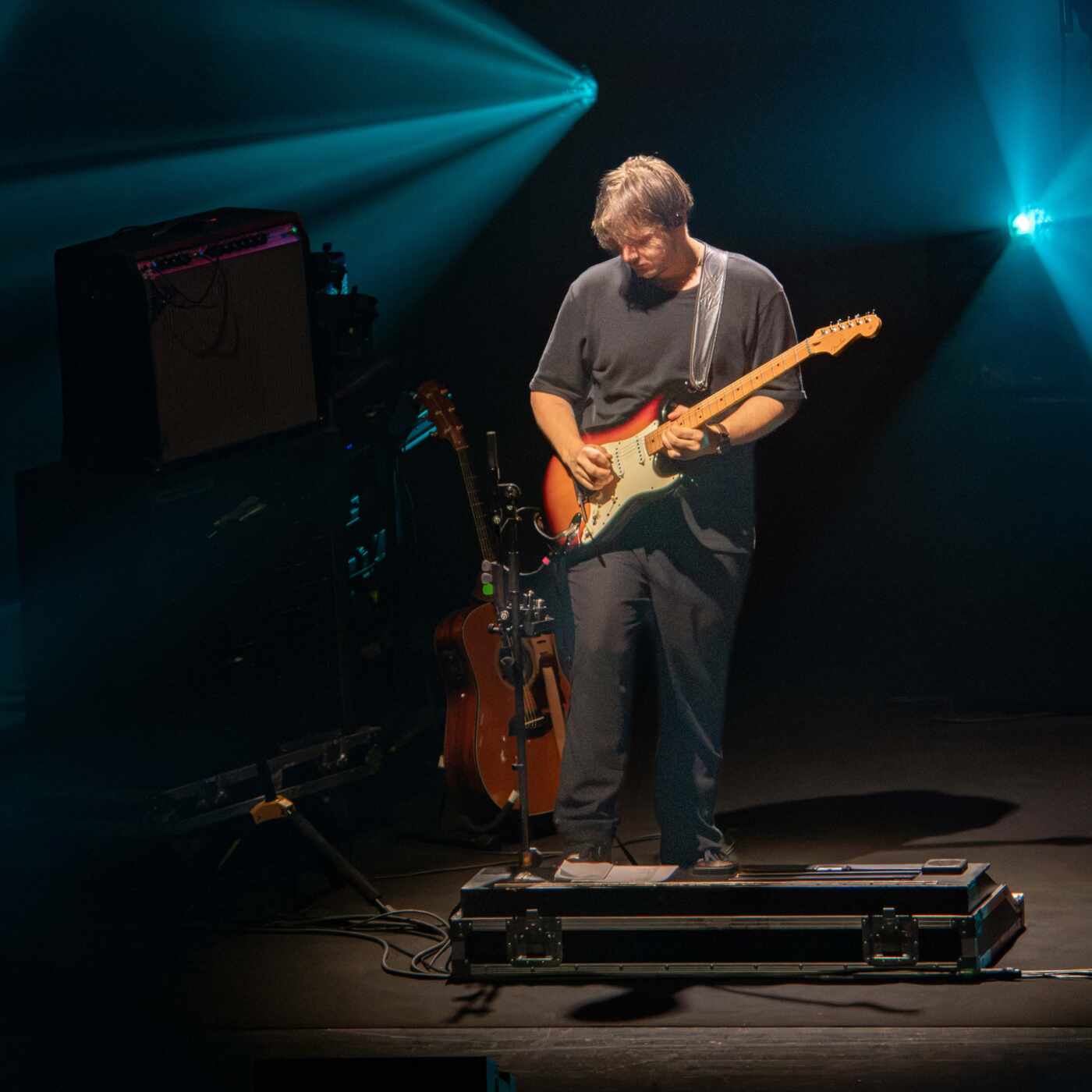 Luc Ledy-Lepine of the Australian Pink Floyd Show. Photo by Chyrisse.CPT_3593