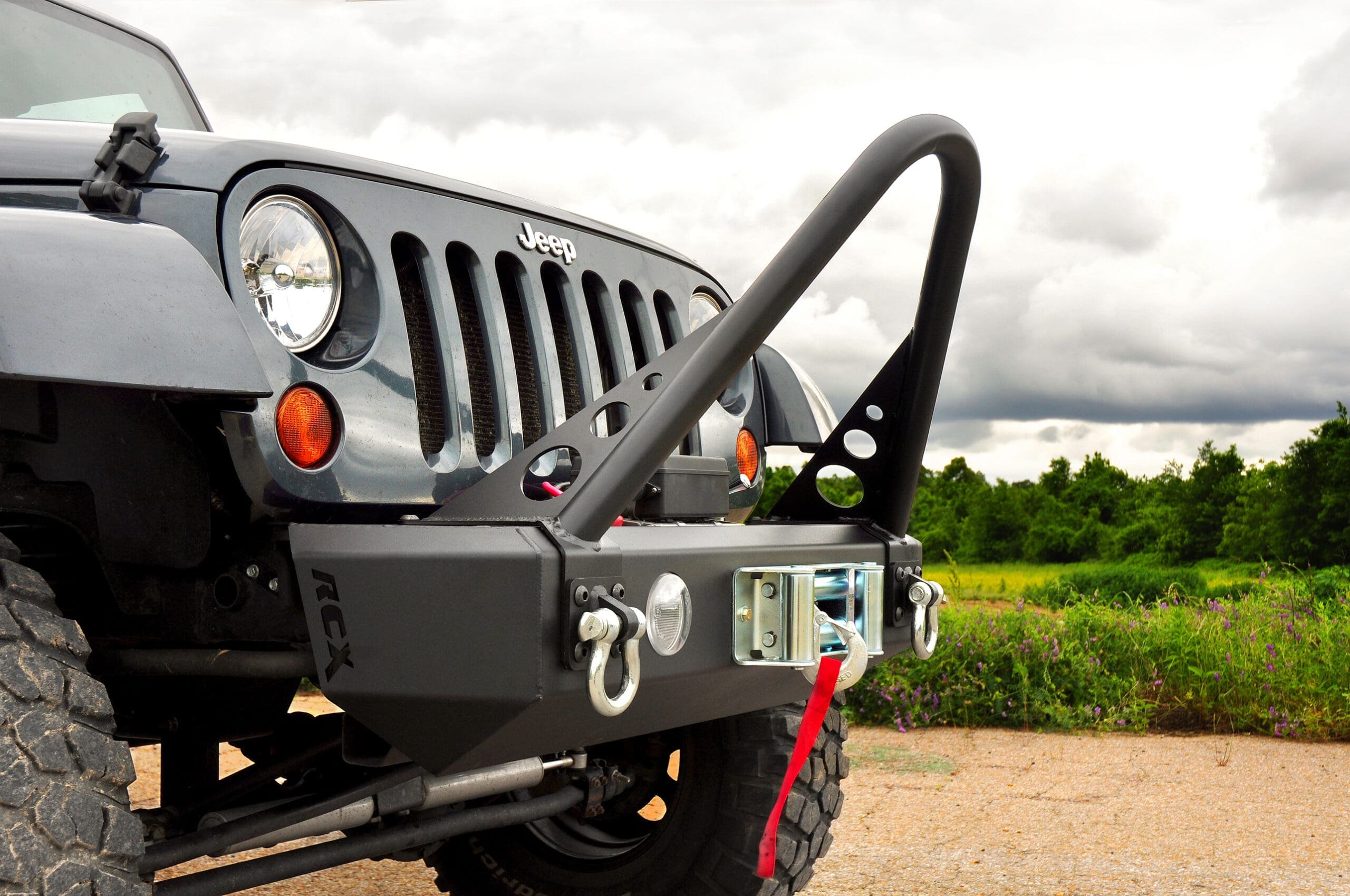 Protection, Redefined JK Front Bumper with Recessed Winch Plate