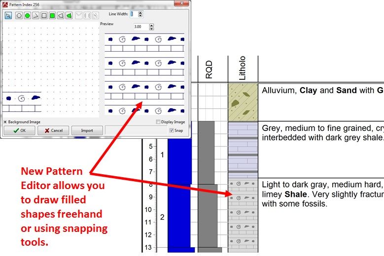 Logplot Features Projmgr Rockware - Premium Nature Illustration Gallery - HD