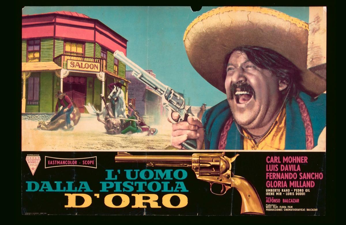 Sabato 6 novembre, in prima serata su rete 4. Poster For The Italian Movie L Uomo Dalla Pistola D Oro