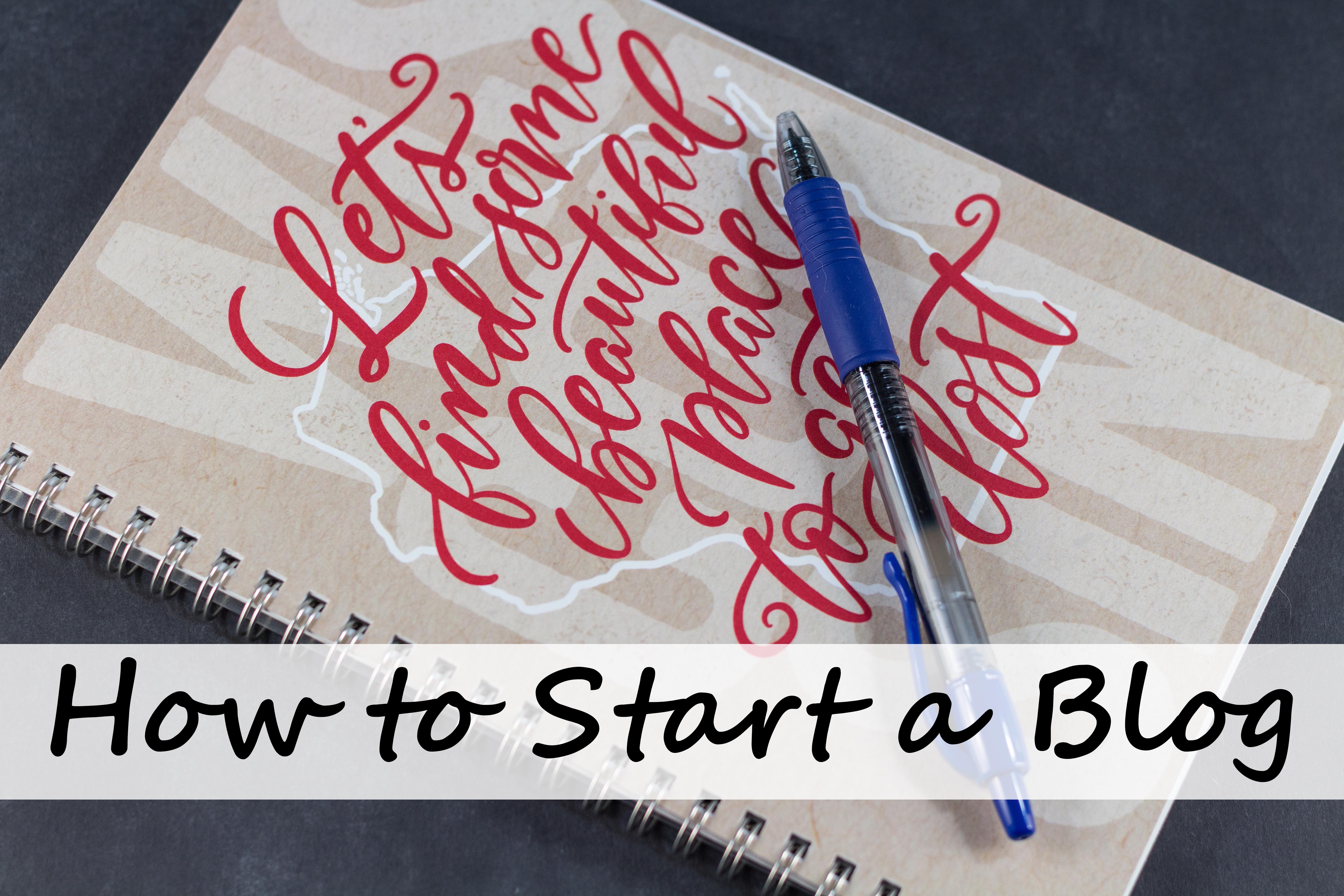 How to Start a Blog